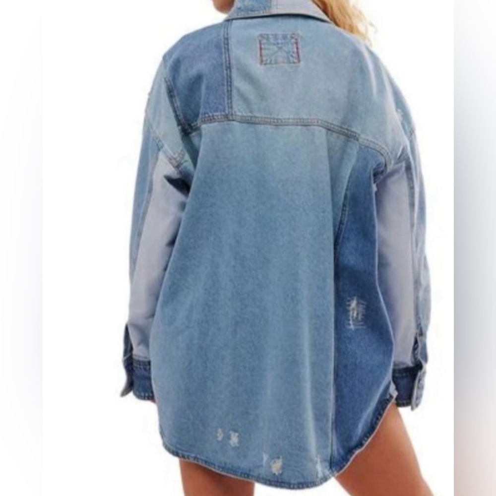 We the Free Mountain Roads Shirt (denim jacket) - Picture 4 of 8